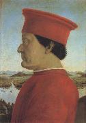Piero della Francesca Federigo da Montefeltro and his Wife Battista Sforza (mk45) oil painting artist